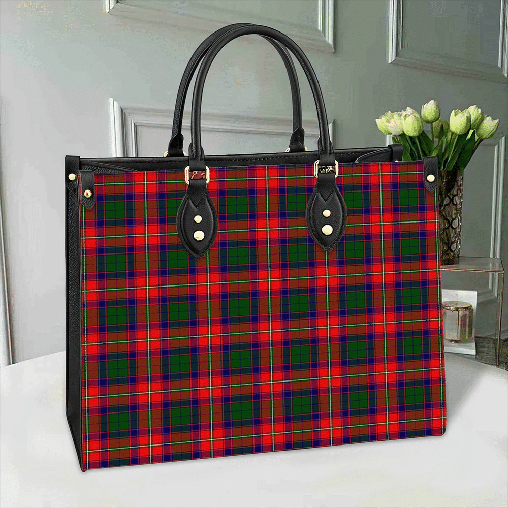 Roxburgh District Tartan Classic Leather Bag