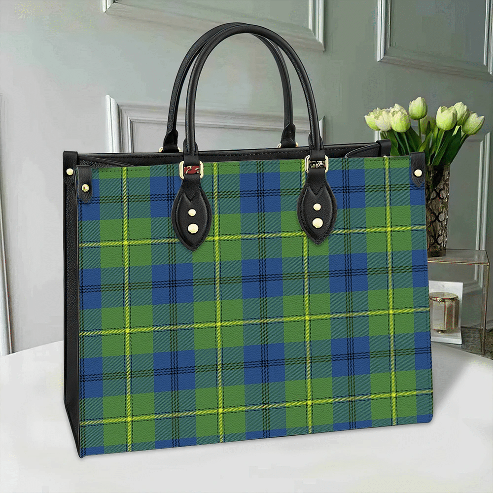 Johnston Ancient Tartan Classic Leather Bag