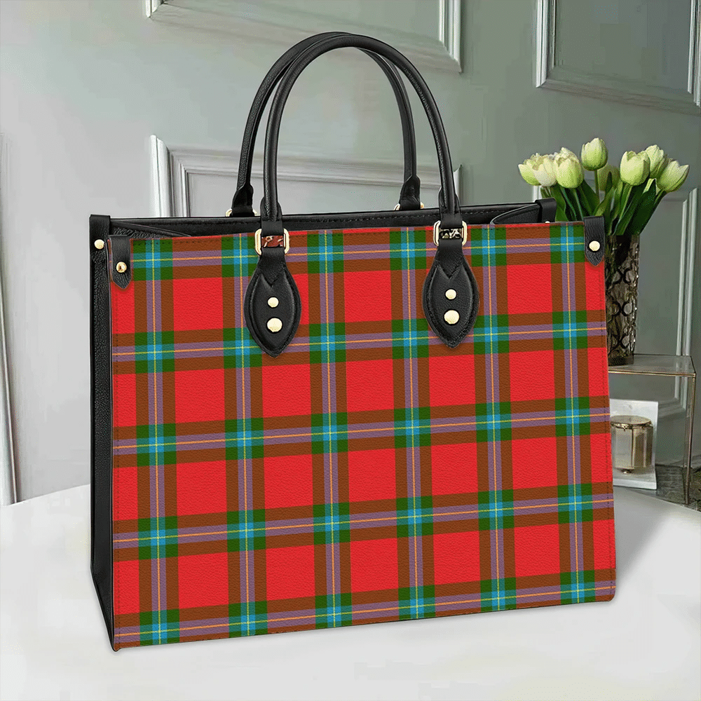 MacLaine of Loch Buie Tartan Classic Leather Bag