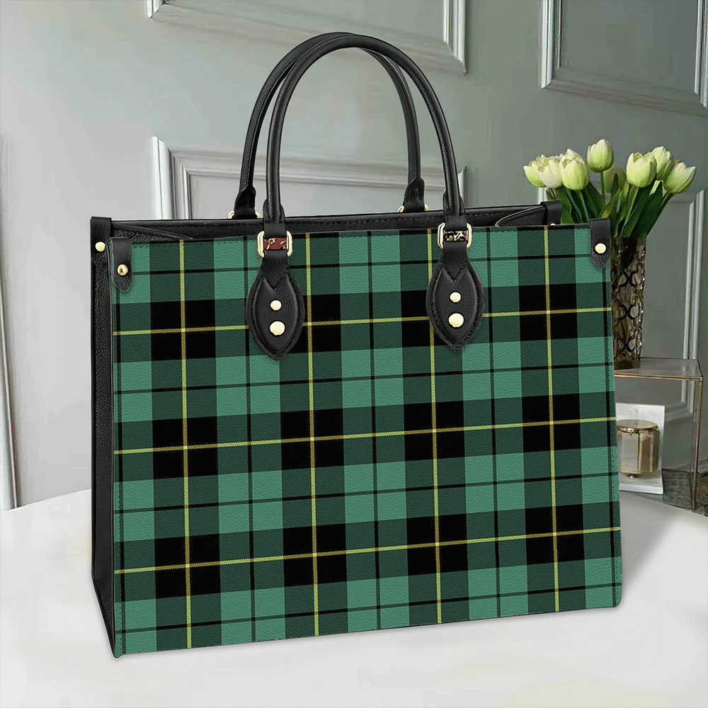 Wallace Hunting Ancient Tartan Classic Leather Bag