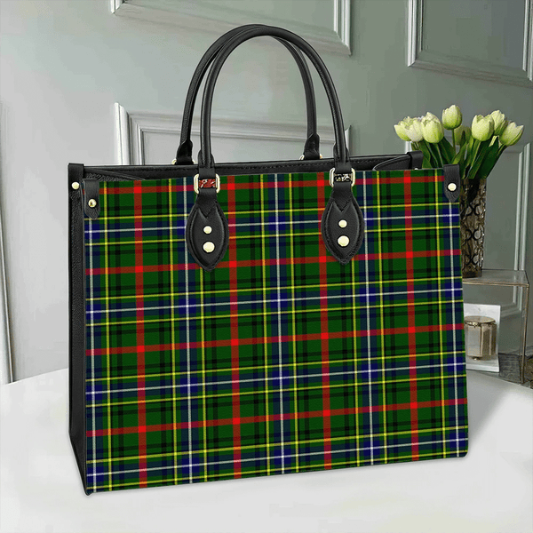 Bisset Tartan Classic Leather Bag