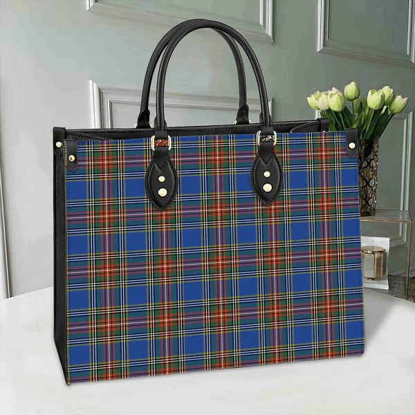 MacBeth Ancient Tartan Classic Leather Bag