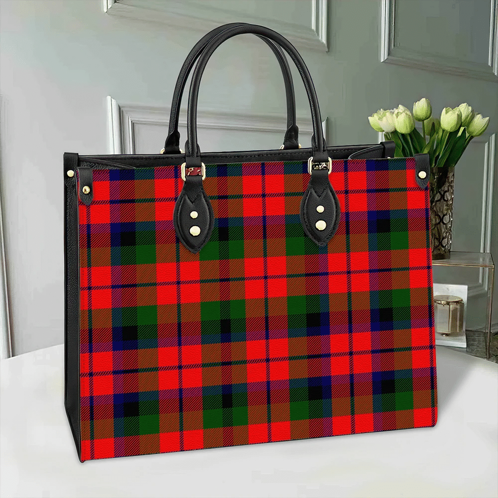 MacNaughton Modern Tartan Classic Leather Bag