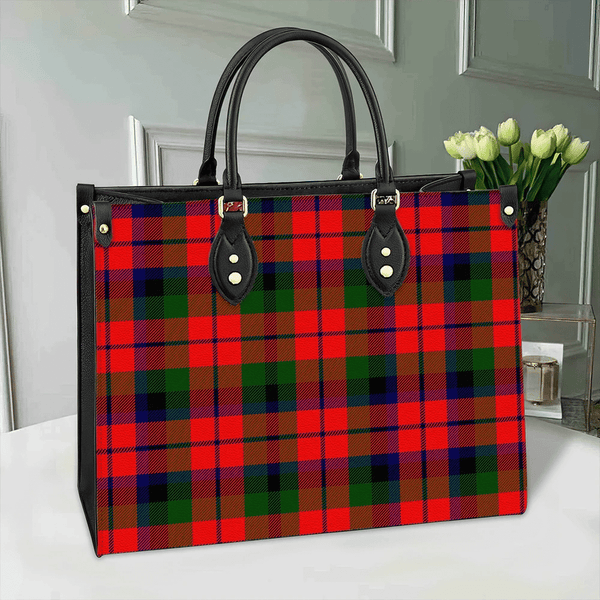 MacNaughton Modern Tartan Classic Leather Bag