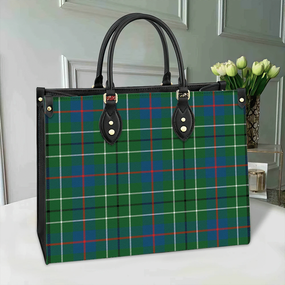 Duncan Ancient Tartan Classic Leather Bag