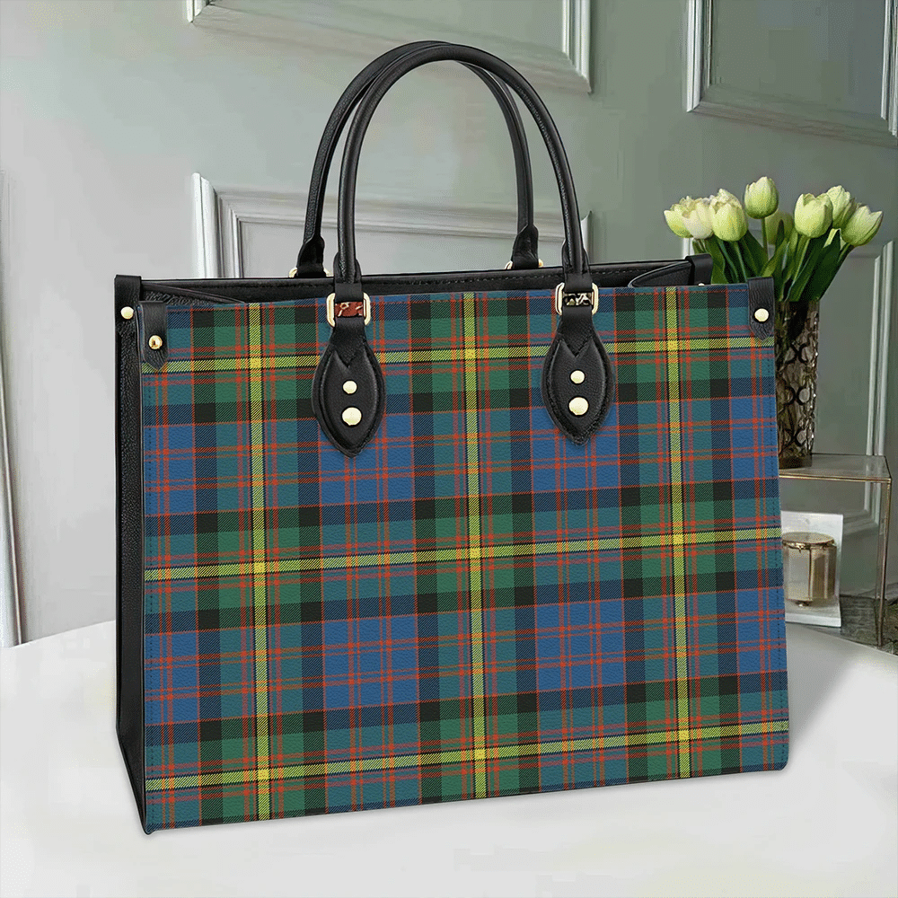 MacSporran Ancient Tartan Classic Leather Bag