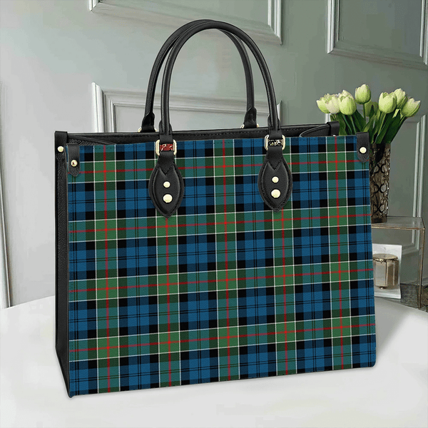 Colquhoun Ancient Tartan Classic Leather Bag