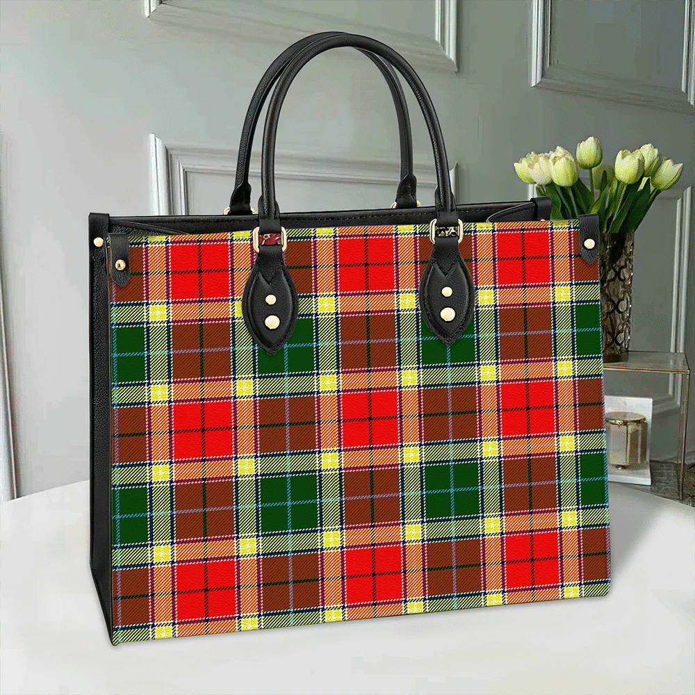 Gibbs Tartan Classic Leather Bag