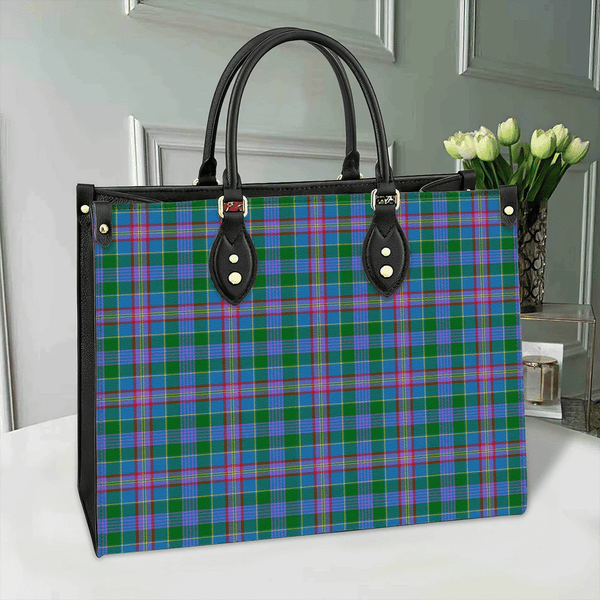 Pitcairn Hunting Tartan Classic Leather Bag