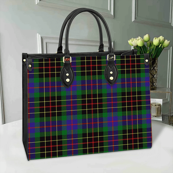 Brodie Hunting Modern Tartan Classic Leather Bag