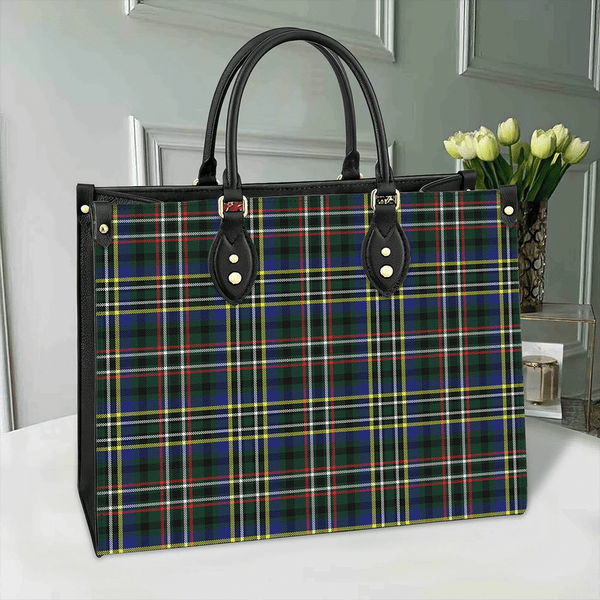 Scott Green Modern Tartan Classic Leather Bag