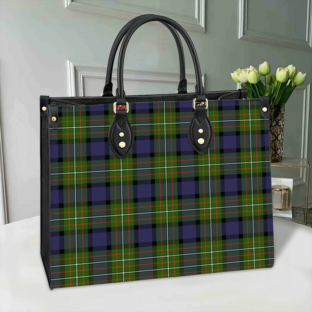 Fergusson Modern Tartan Classic Leather Bag