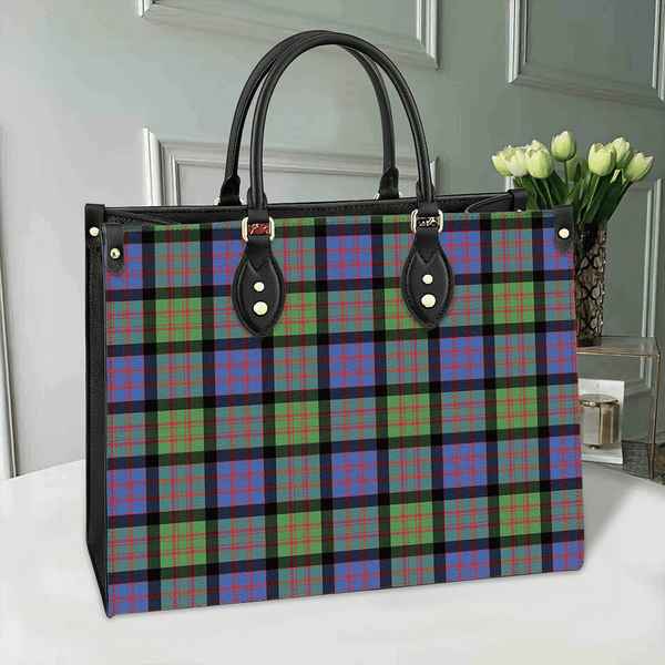 MacDonald Ancient Tartan Classic Leather Bag