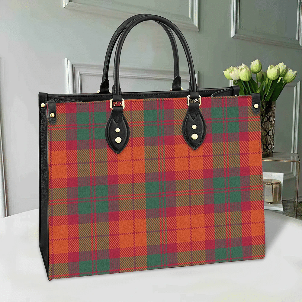 MacNab Ancient Tartan Classic Leather Bag