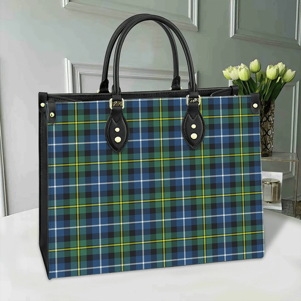 MacNeill of Barra Ancient Tartan Classic Leather Bag