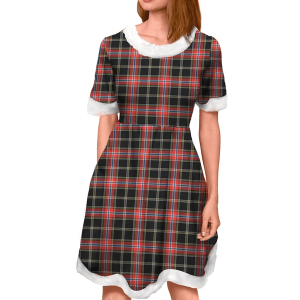 Norwegian Night Tartan Classic Christmas Dress