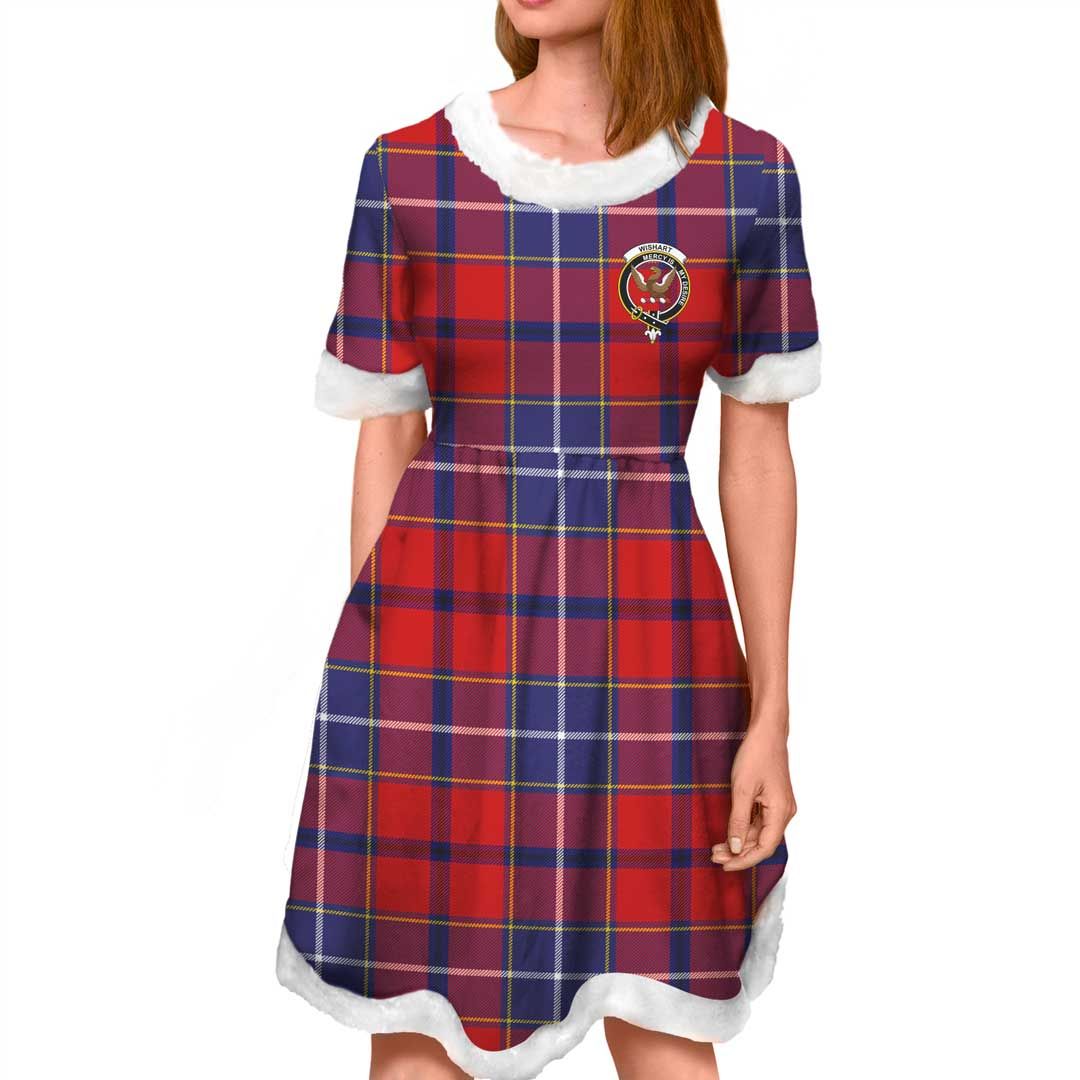 Wishart Dress Clan Tartan Crest Christmas Dress