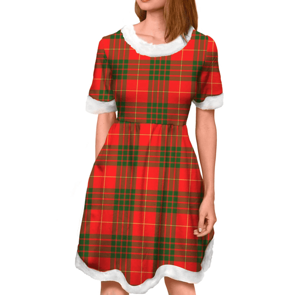 Cameron Modern Tartan Classic Christmas Dress