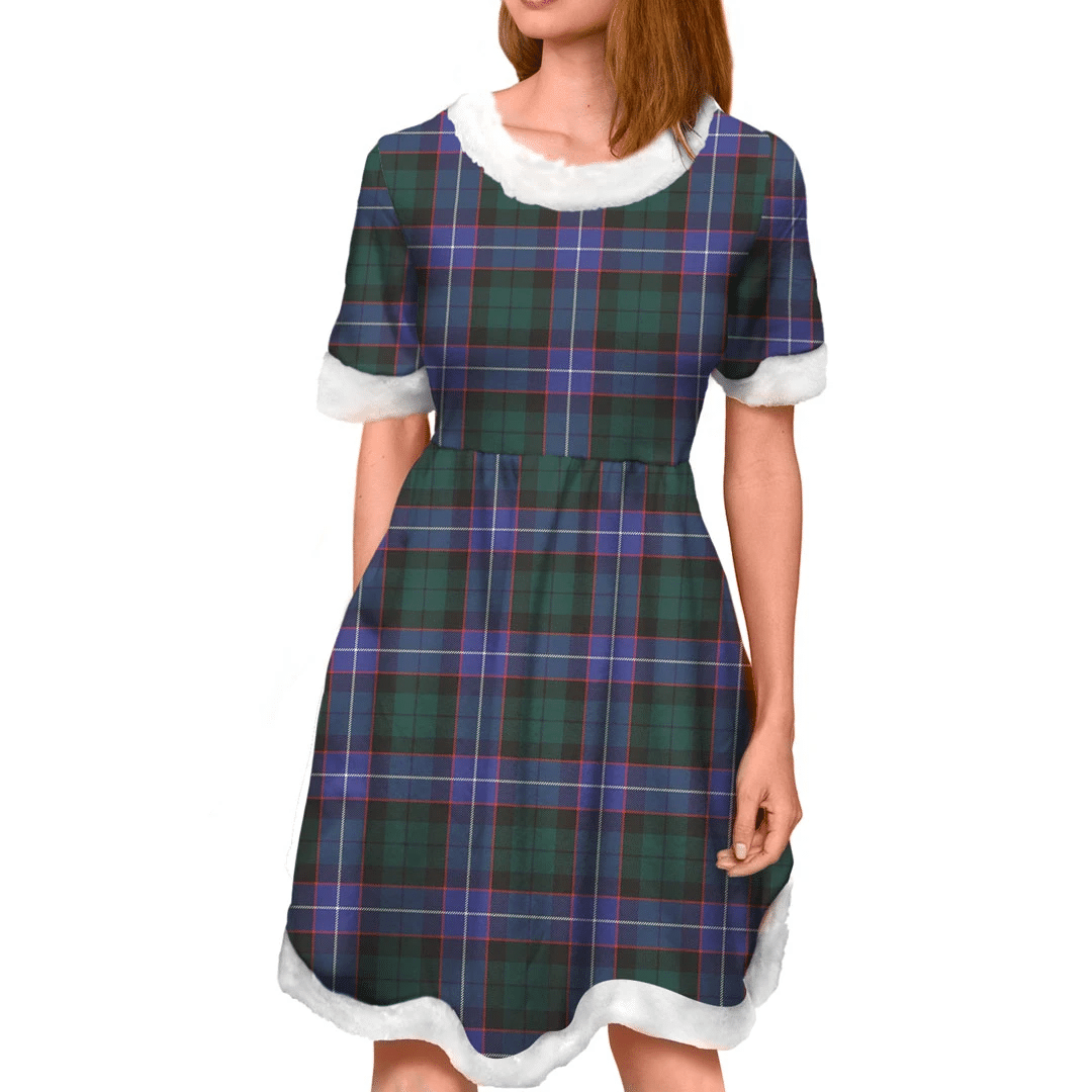 Guthrie Modern Tartan Classic Christmas Dress