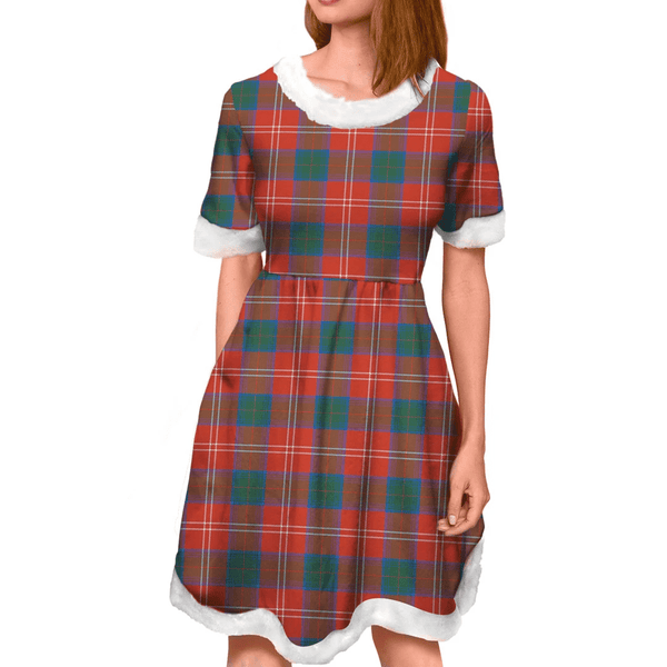 Chisholm Ancient Tartan Classic Christmas Dress