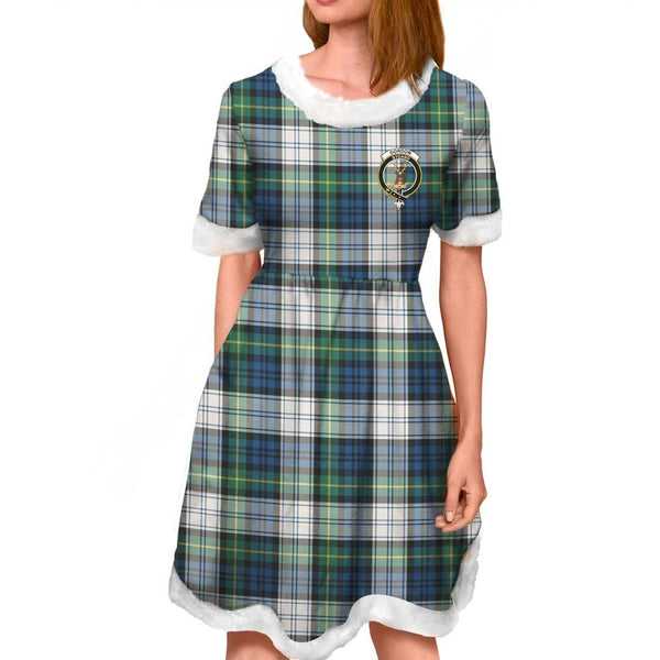 Gordon Dress Ancient Clan Tartan Crest Christmas Dress