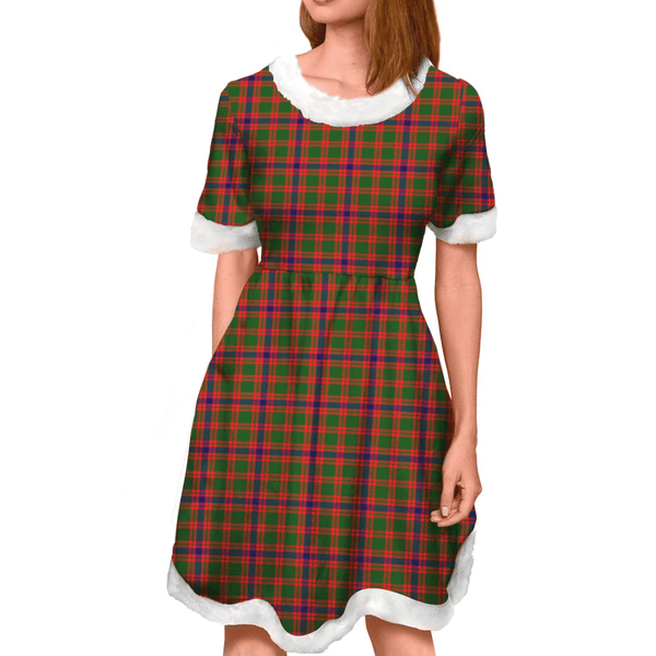 Skene Modern Tartan Classic Christmas Dress