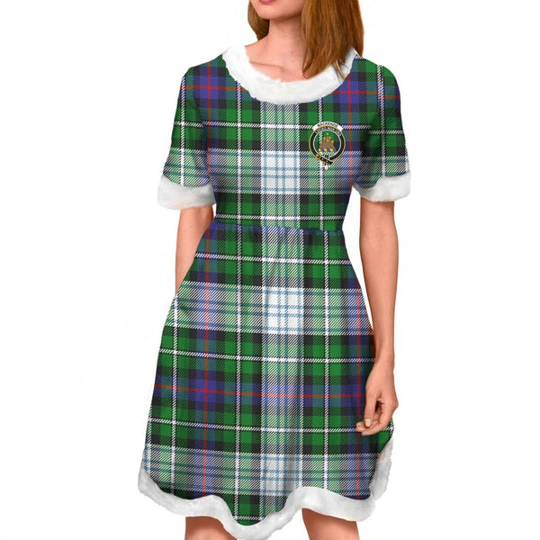 MacKenzie Dress Modern Clan Tartan Crest Christmas Dress