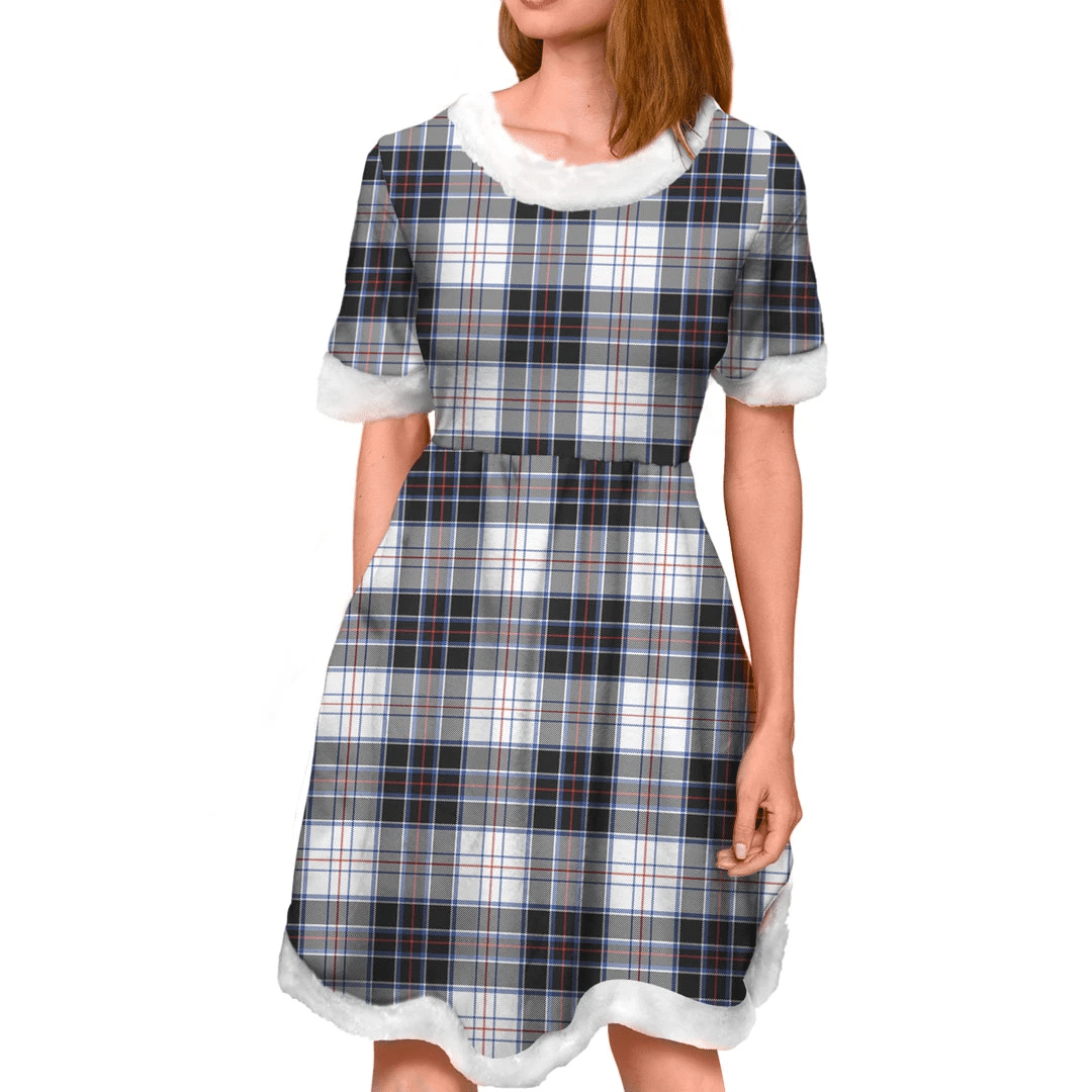 MacRae Dress Modern Tartan Classic Christmas Dress