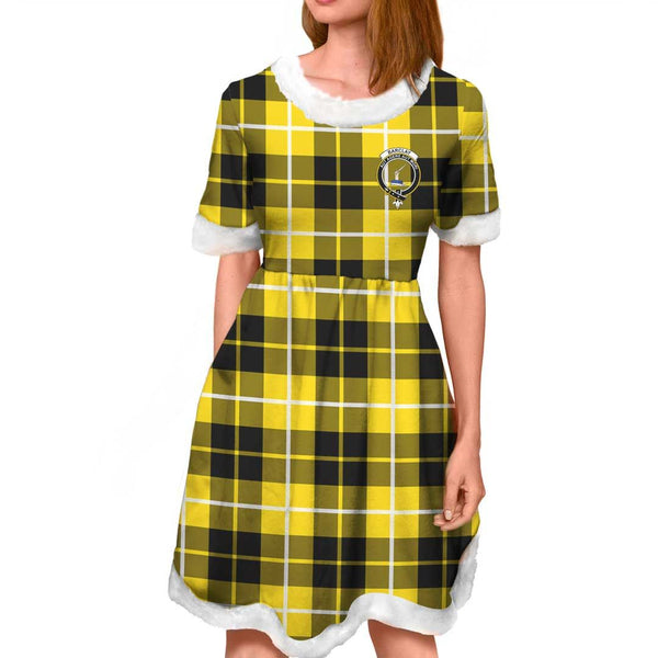 Barclay Dress Modern Clan Tartan Crest Christmas Dress