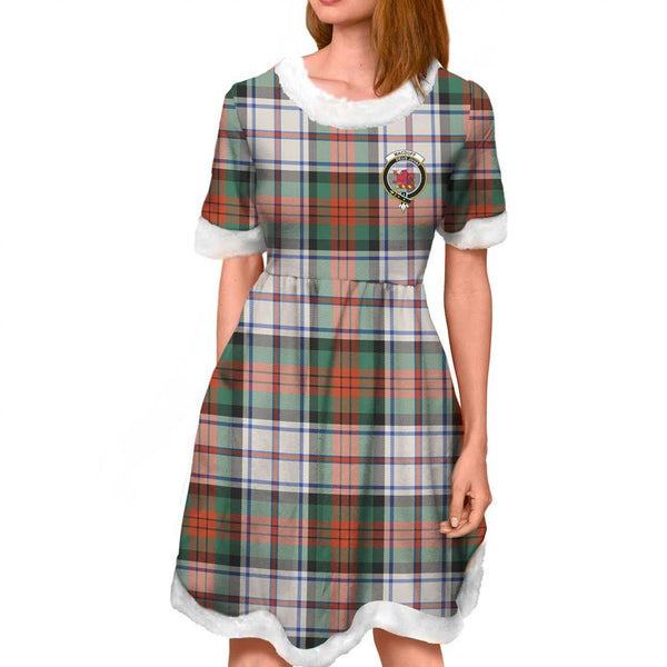 MacDuff Dress Ancient Clan Tartan Crest Christmas Dress