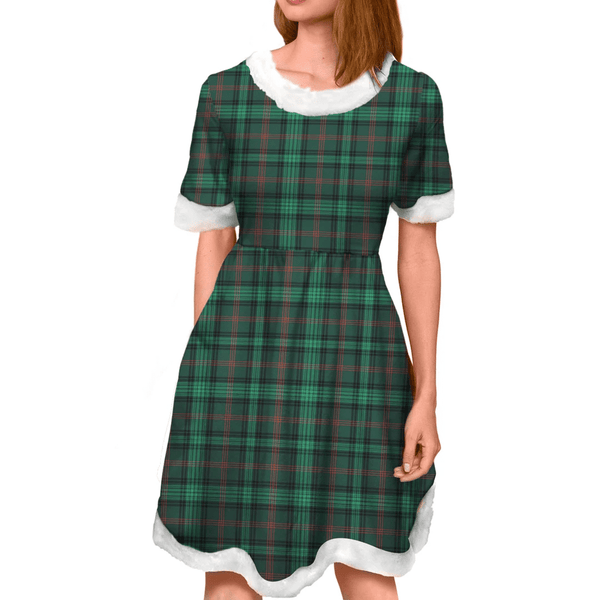 Ross Hunting Modern Tartan Classic Christmas Dress