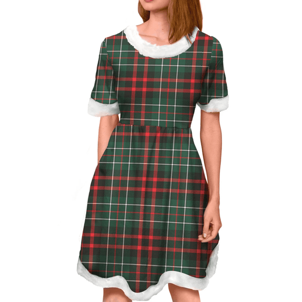 MacDiarmid Modern Tartan Classic Christmas Dress