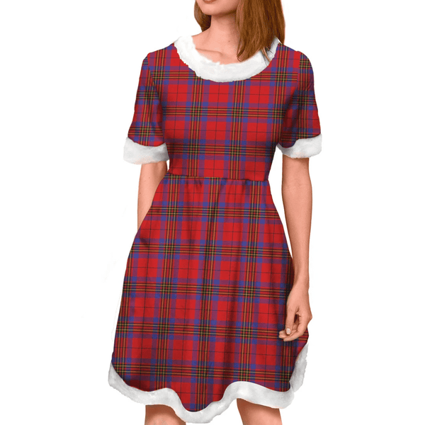 Leslie Modern Tartan Classic Christmas Dress