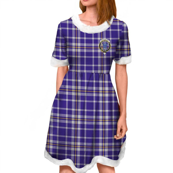 Ochterlony Clan Tartan Crest Christmas Dress