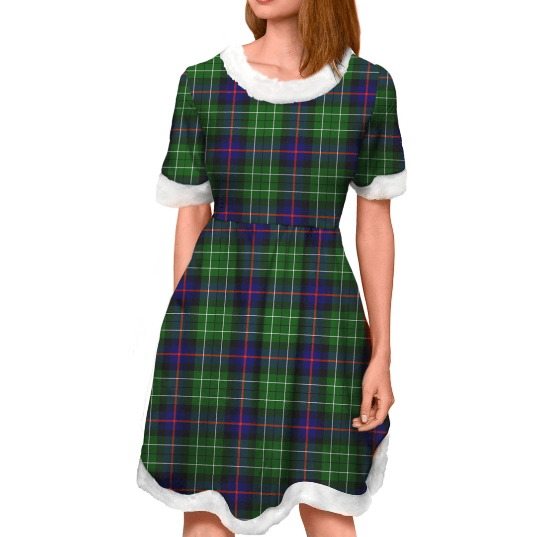 Leslie Hunting Ancient Tartan Classic Christmas Dress