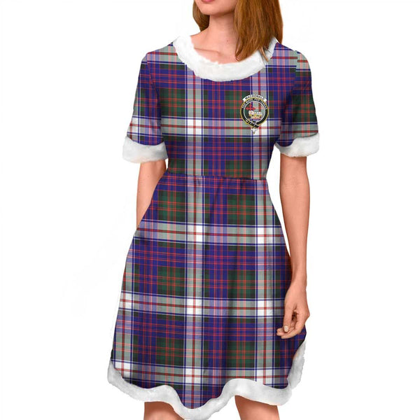 MacDonald Dress Modern Clan Tartan Crest Christmas Dress