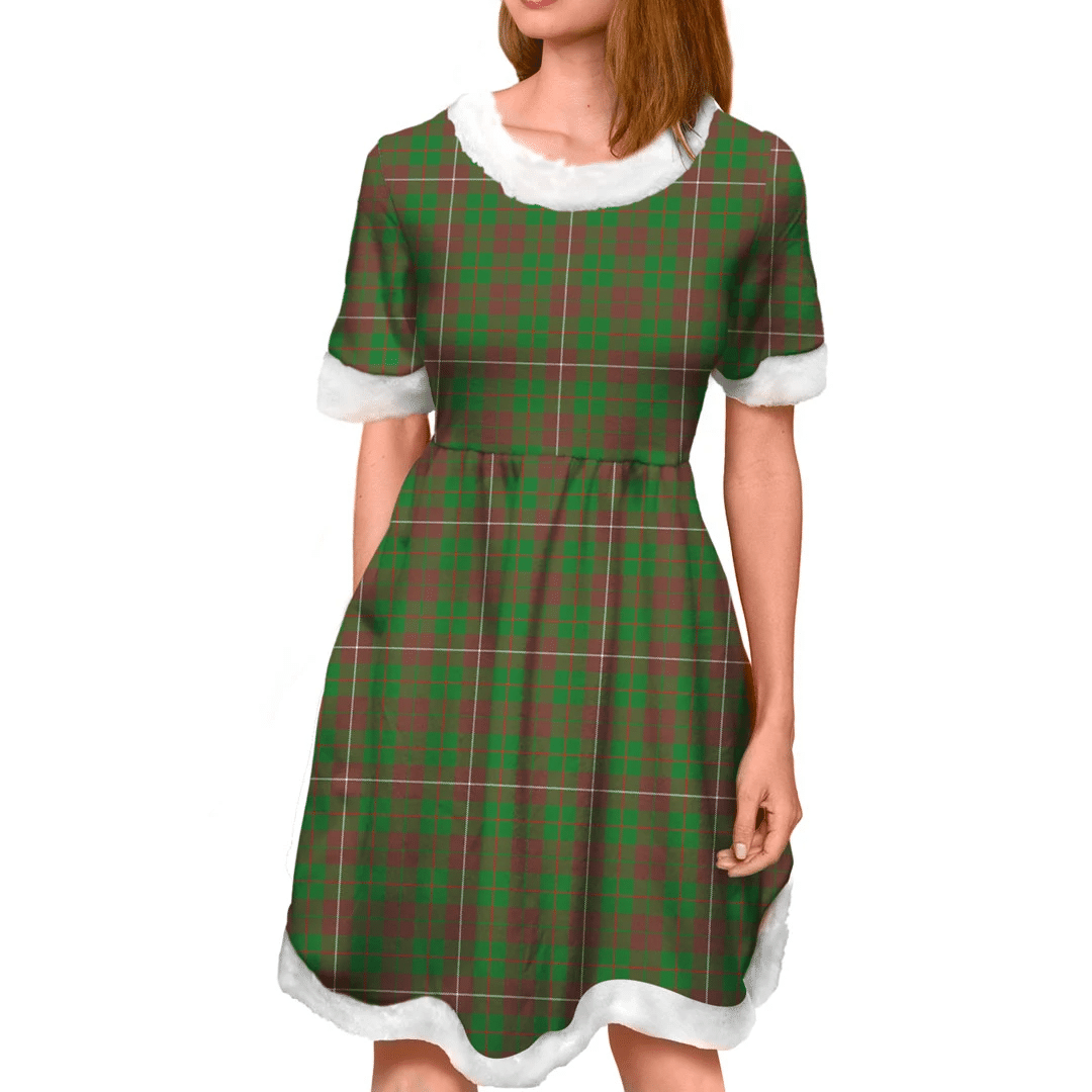 MacKinnon Hunting Modern Tartan Classic Christmas Dress