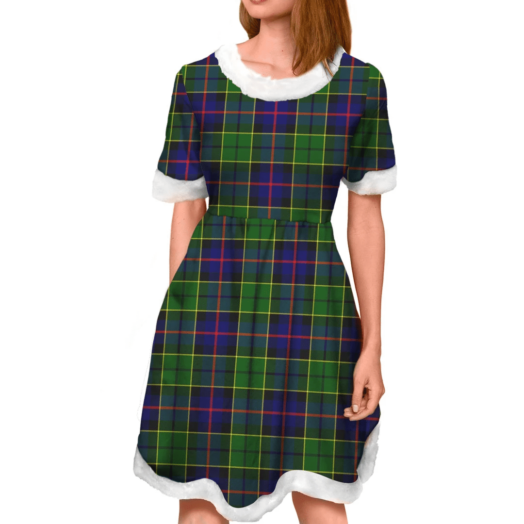 Forsyth Modern Tartan Classic Christmas Dress