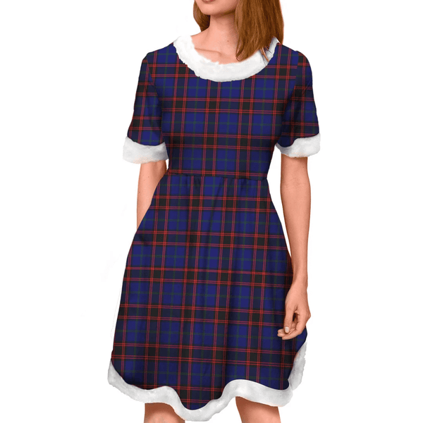 Home Modern Tartan Classic Christmas Dress