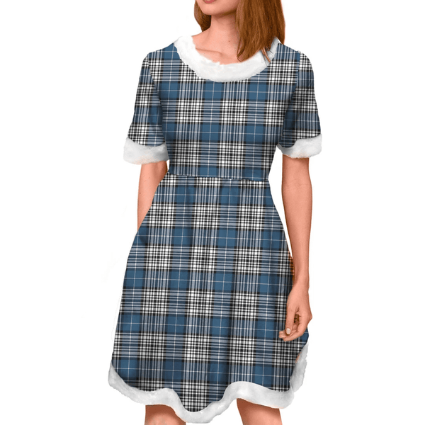 Napier Modern Tartan Classic Christmas Dress