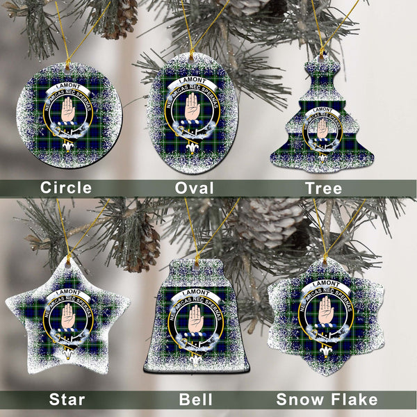 Lamont Tartan Classic Ceramic Ornament