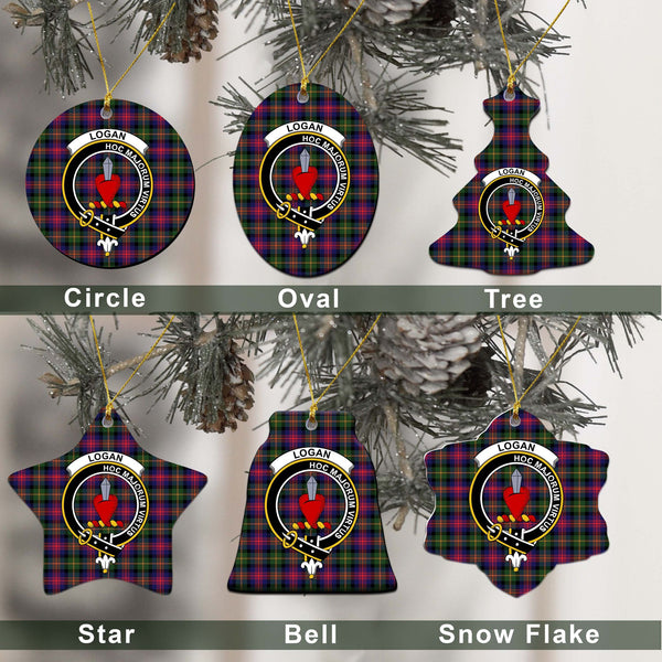 Logan Tartan Classic Ceramic Ornament Ver2