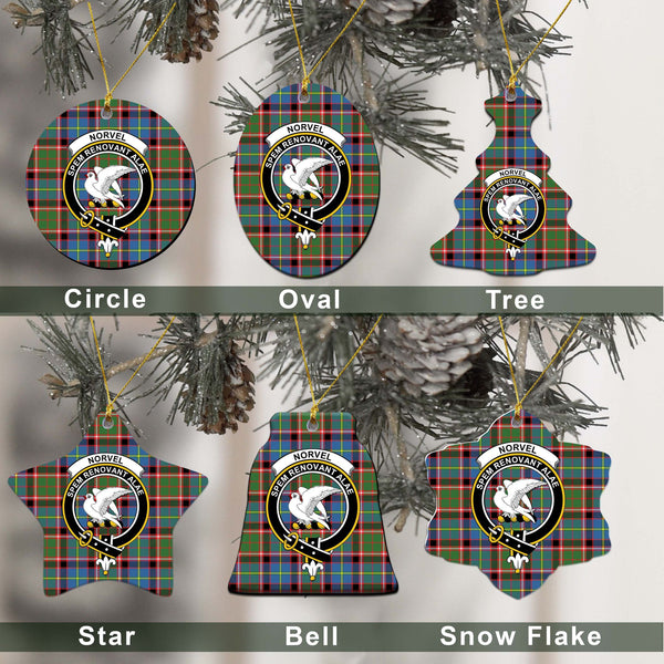 Norvel Tartan Classic Ceramic Ornament Ver2