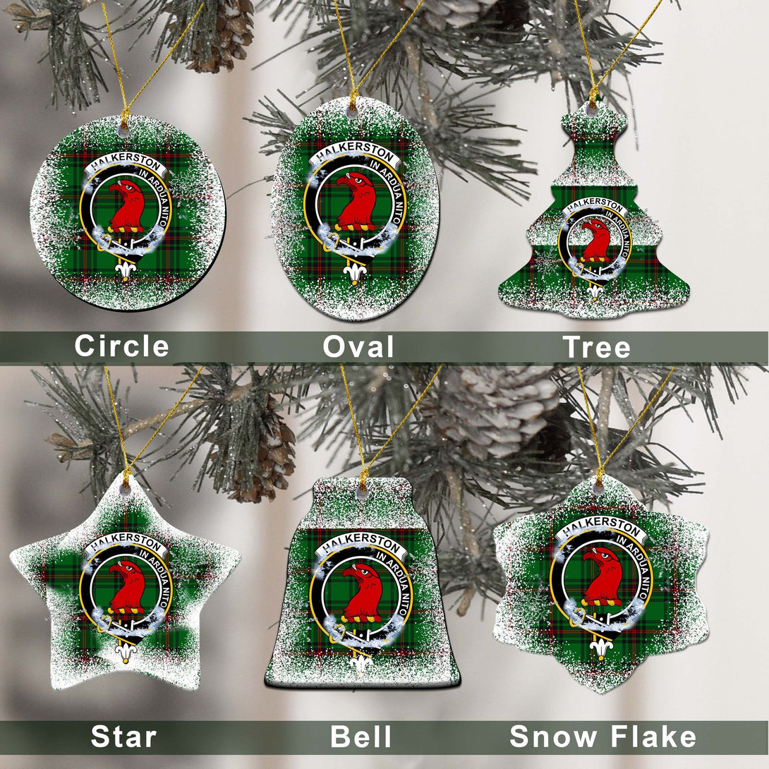 Halkerston Tartan Classic Ceramic Ornament