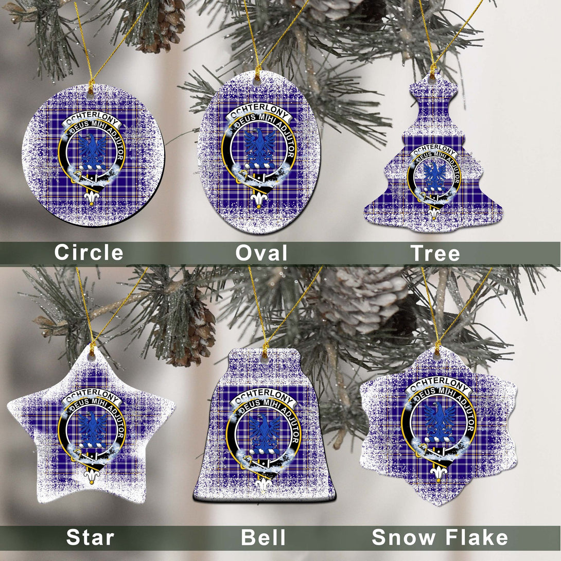 Ochterlony Tartan Classic Ceramic Ornament