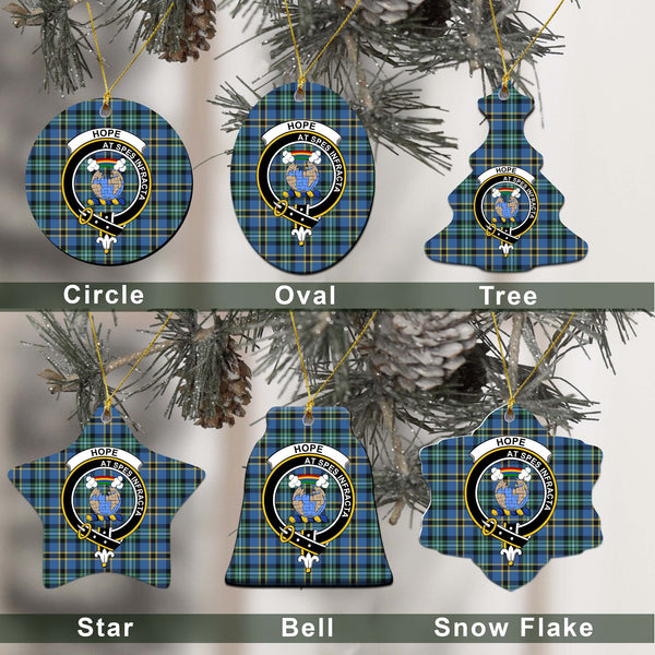 Hope Tartan Classic Ceramic Ornament Ver2