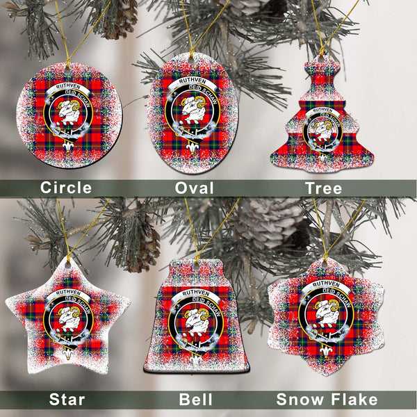 Ruthven Tartan Classic Ceramic Ornament