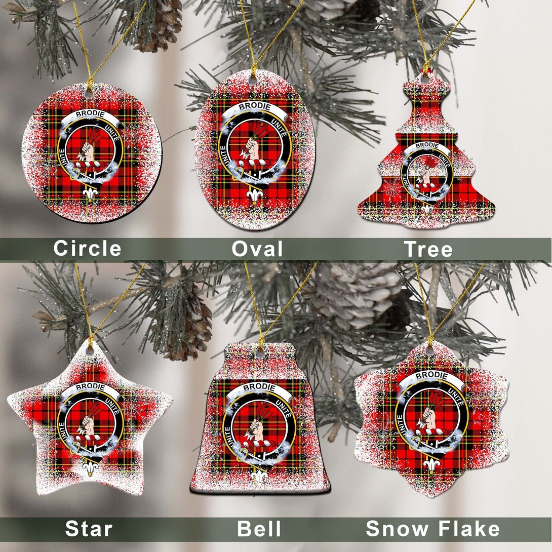 Brodie Tartan Classic Ceramic Ornament