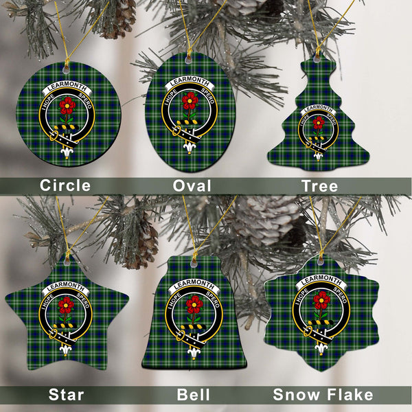 Learmonth Tartan Classic Ceramic Ornament Ver2