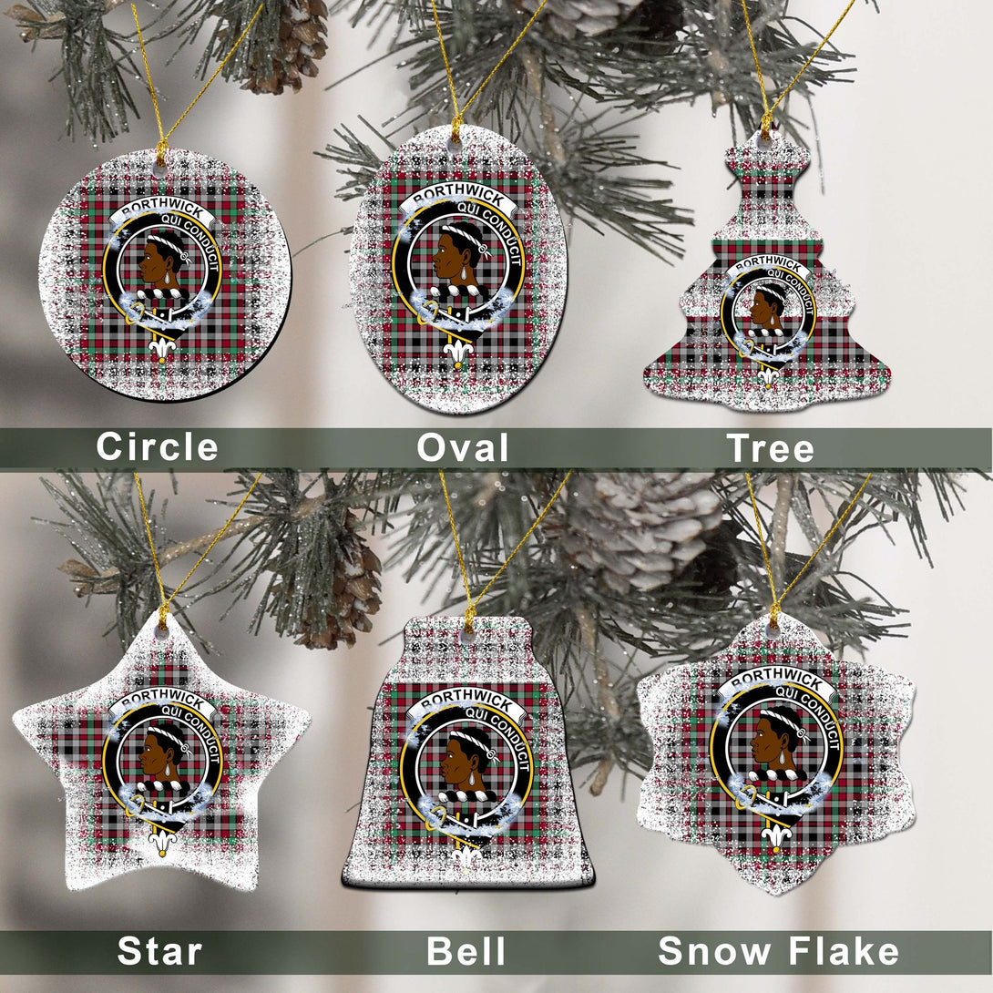 Borthwick Tartan Classic Ceramic Ornament